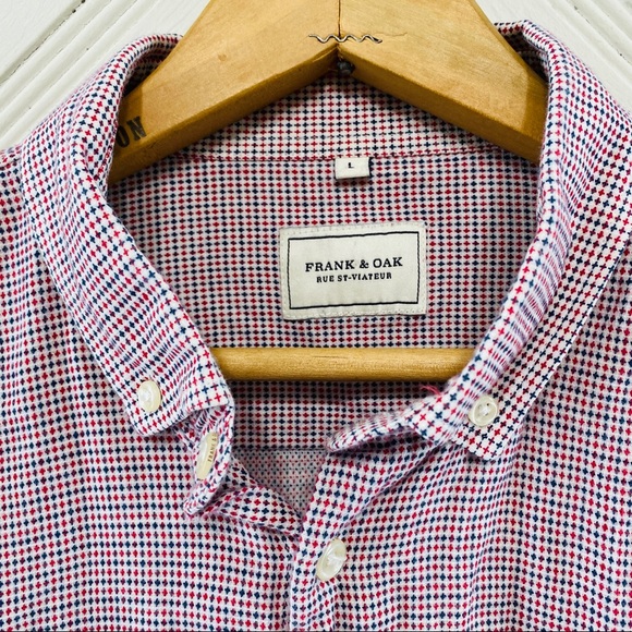 🍄 3/$30 Frank & Oak Patterned Button Down Shirt - Picture 2 of 11